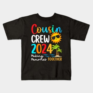 Cousin crew 2024 Summer Vacation Beach Family Trips Kids T-Shirt